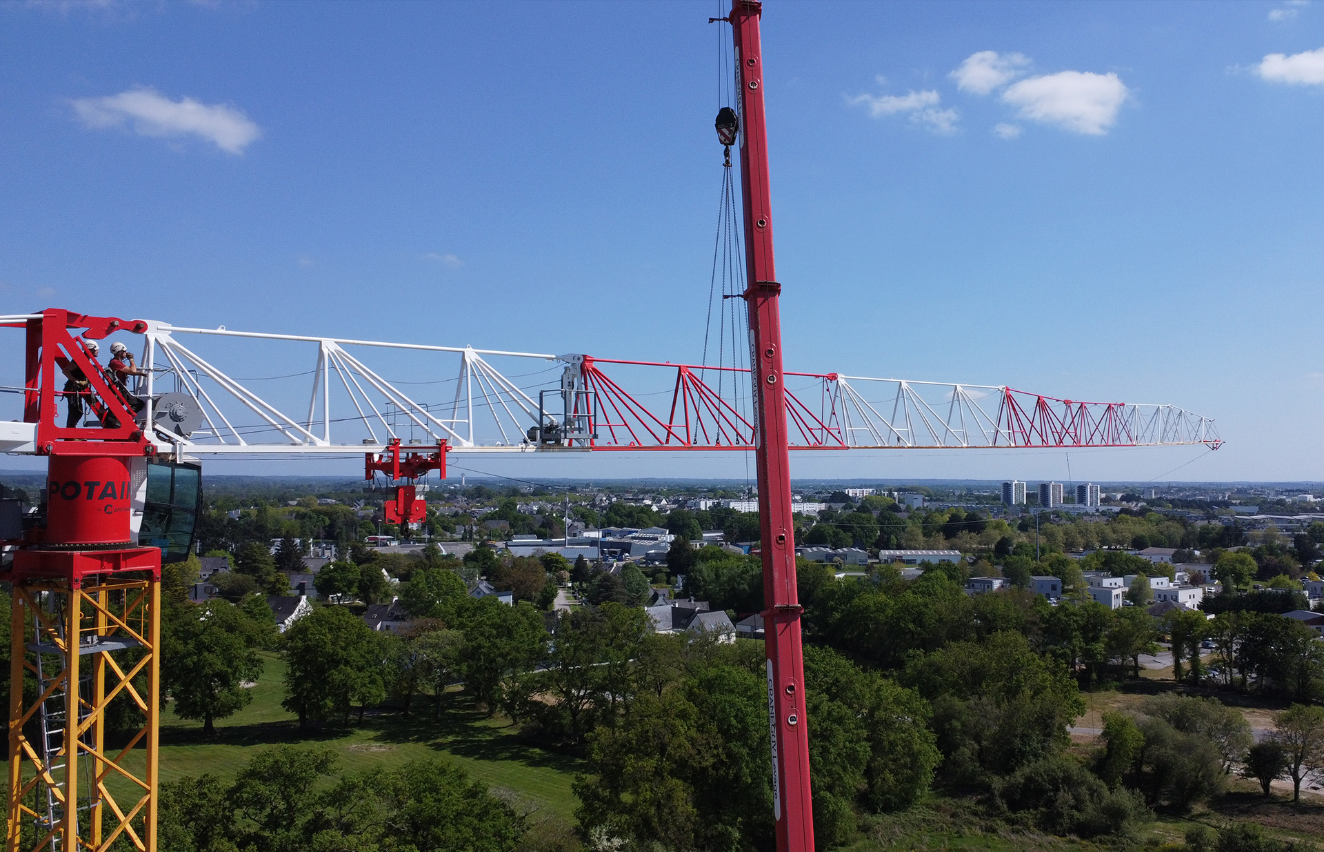 Chantier grue Duponchel