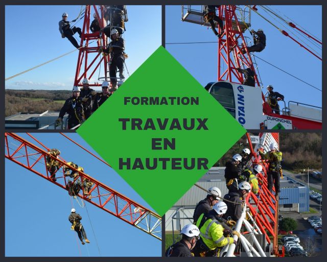 Formation travaux en hauteur Duponchel Grues Prestation